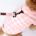 Frank Barker by Splosh Velvet Lined Pink Gingham Checks Dog Coat | Three Sizes
